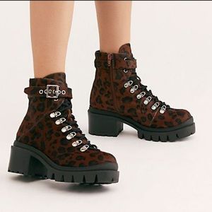 Jeffrey Campbell cheetah czech boots